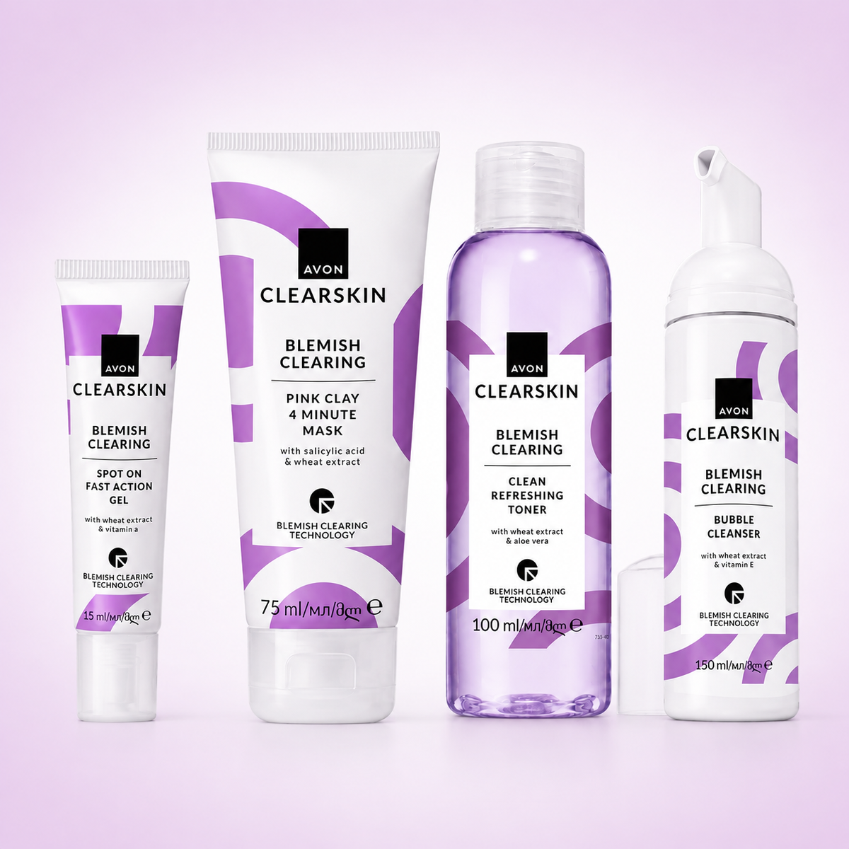 Avon Clearskin Blemish Clearing – 4-Piece Skincare Routine