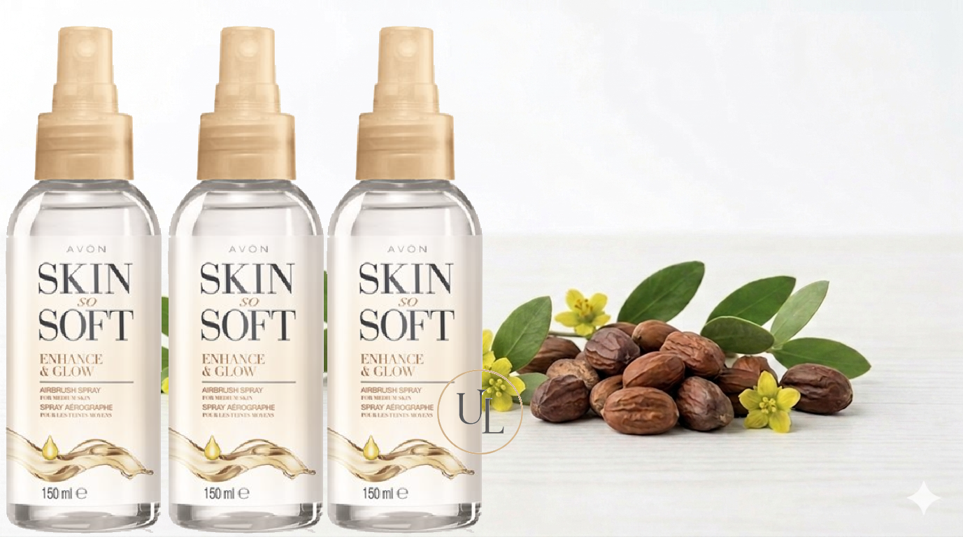 Triple pack of Skin So Soft Enhance and Glow Airbrush Tanning Spray from Ultimate Living.