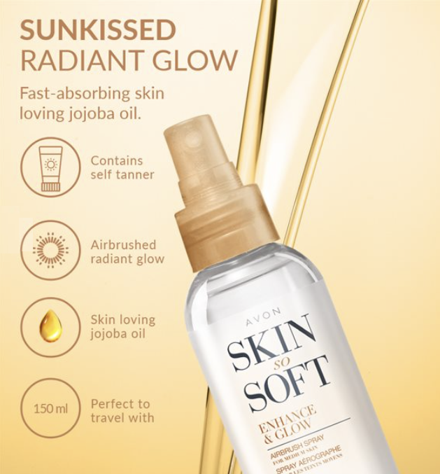 Skin So Soft Enhance & Glow Airbrush Spray – Triple Glow Bundle (3 x 150ml)