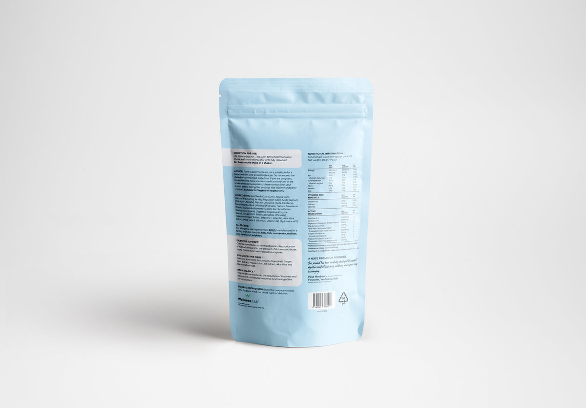 Harmony orange fibre supplement by Wellness.club with orange and botanical ingredients