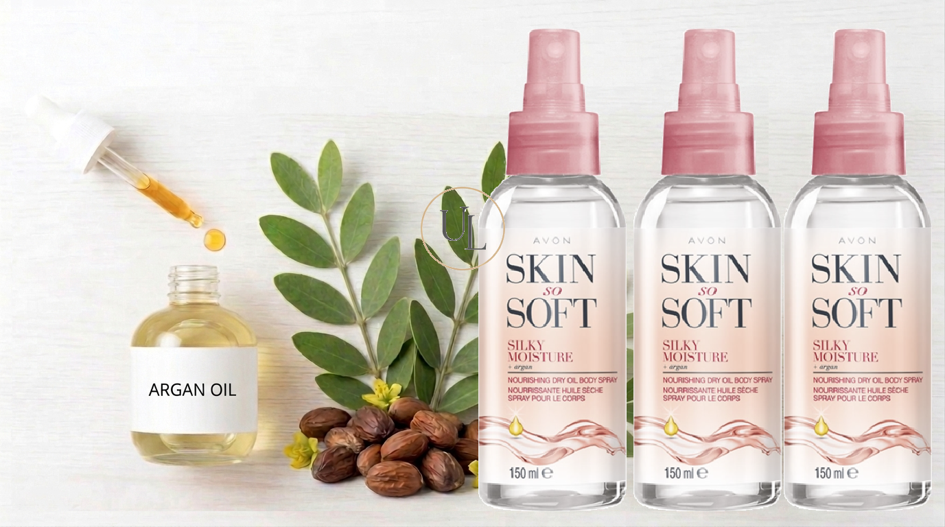 Three bottles of Skin So Soft Silky Moisture Nourishing Dry Oil Spray 150ml bundle from Ultimate Living.