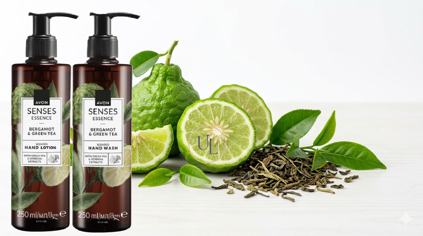 Senses Essence: Bergamot & Green Tea Hand Care Duo Set Ulitmate Living
