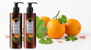 Senses Essence Geranium and Orange Luxury Hand Wash and Lotion Duo Set. Ultimate Living