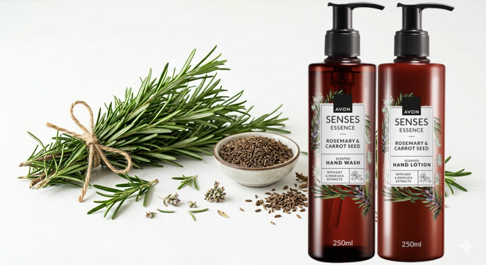 Senses Essence Rosemary & Carrot Seed Hand Care Duo Set